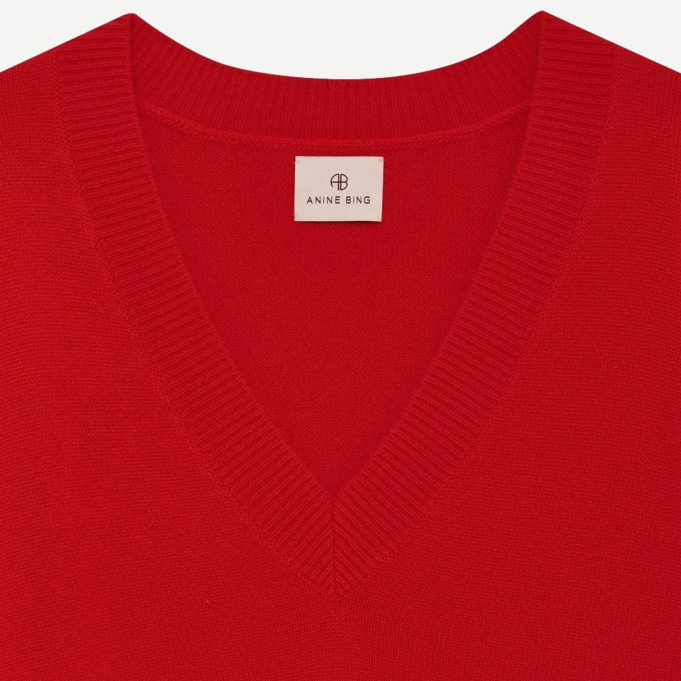 Lee Sweater - Tango Red - Galvanic.co