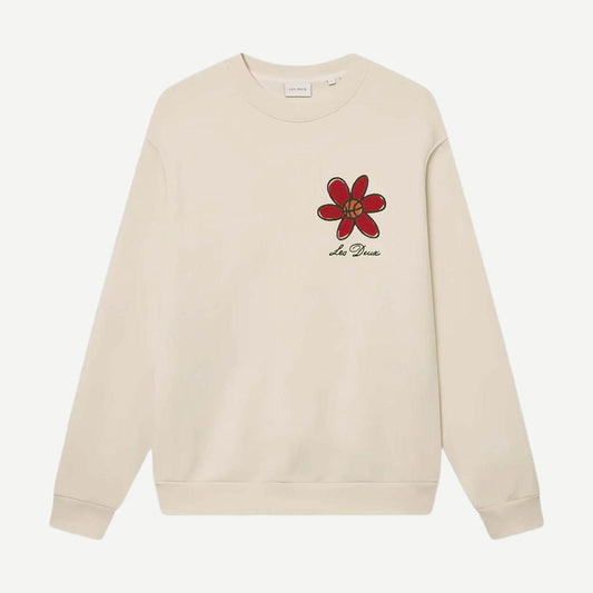 Flower Basket Sweatshirt - Ivory - Galvanic.co
