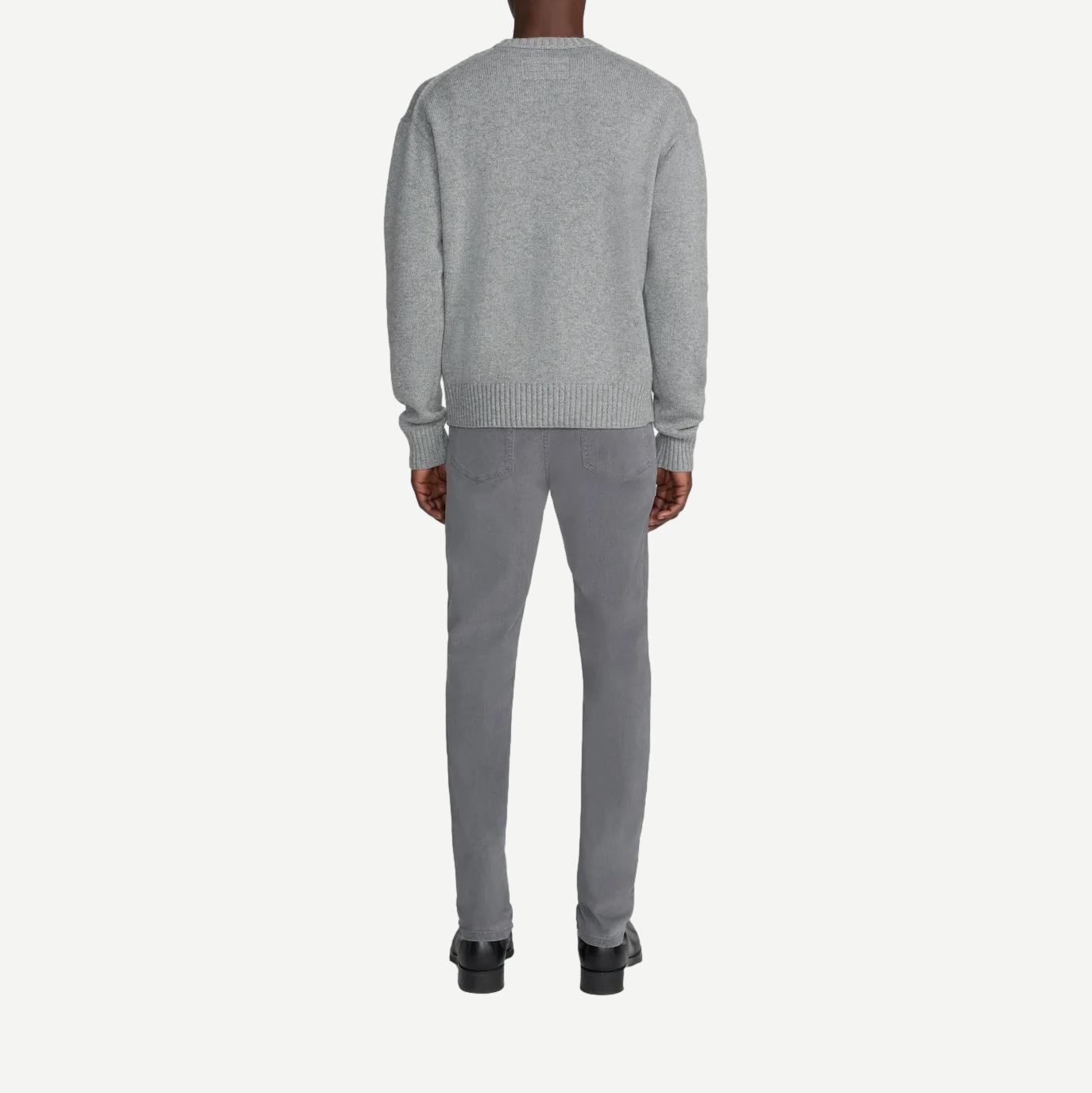 Modern Straight Brushed Twill - Shadow Grey
