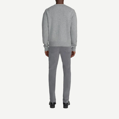 Modern Straight Brushed Twill - Shadow Grey