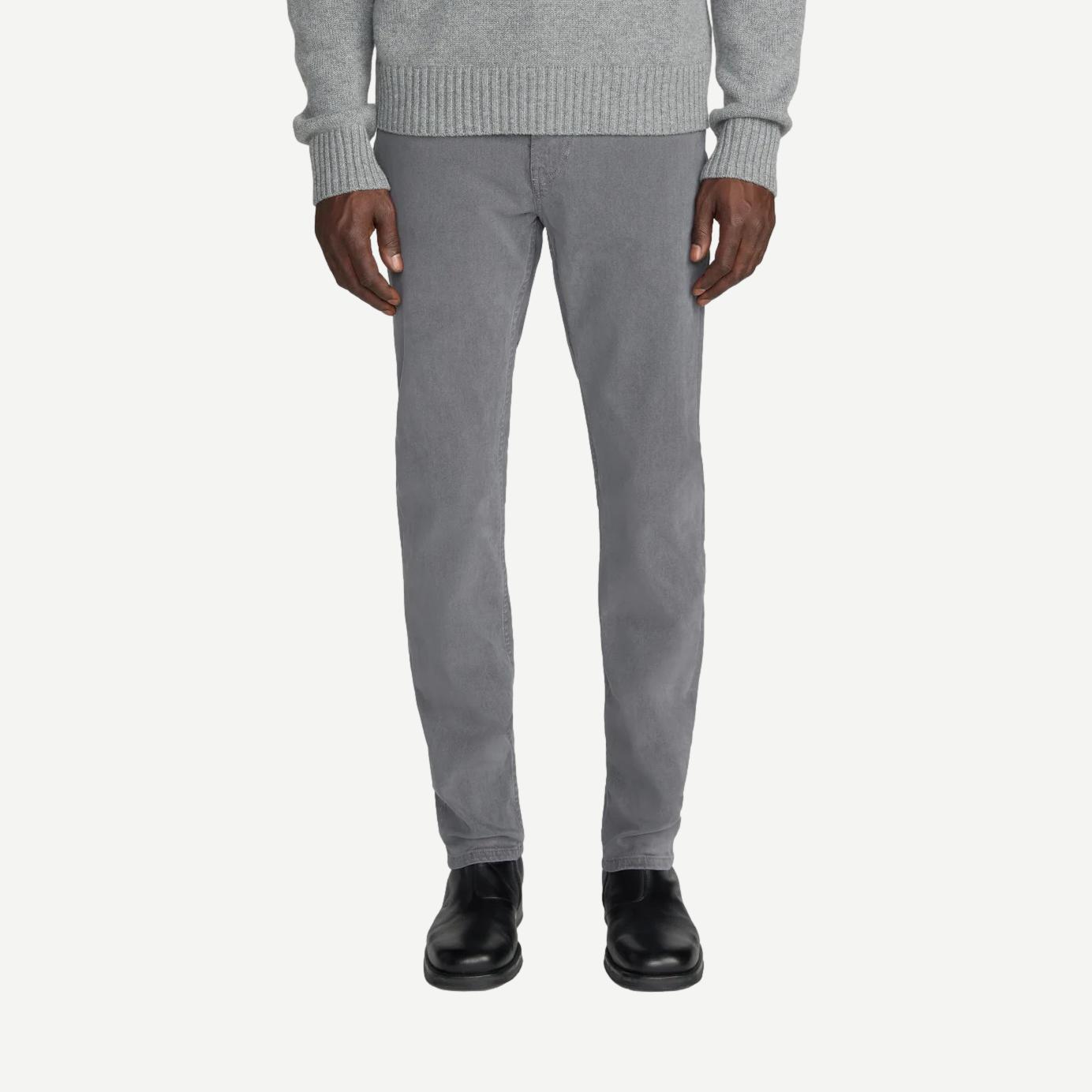 Modern Straight Brushed Twill - Shadow Grey