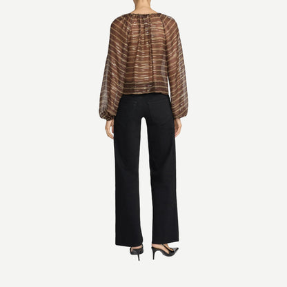 Low Rise Le Slim Palazzo - Black