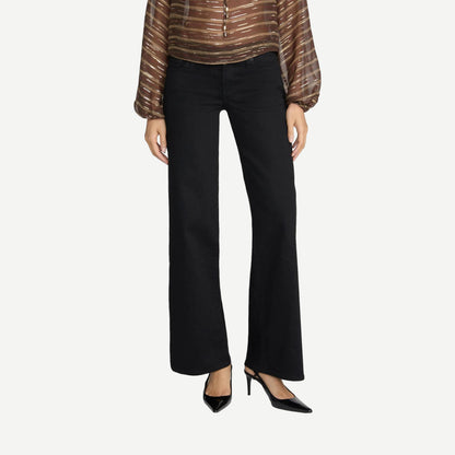 Low Rise Le Slim Palazzo - Black