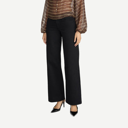 Low Rise Le Slim Palazzo - Black
