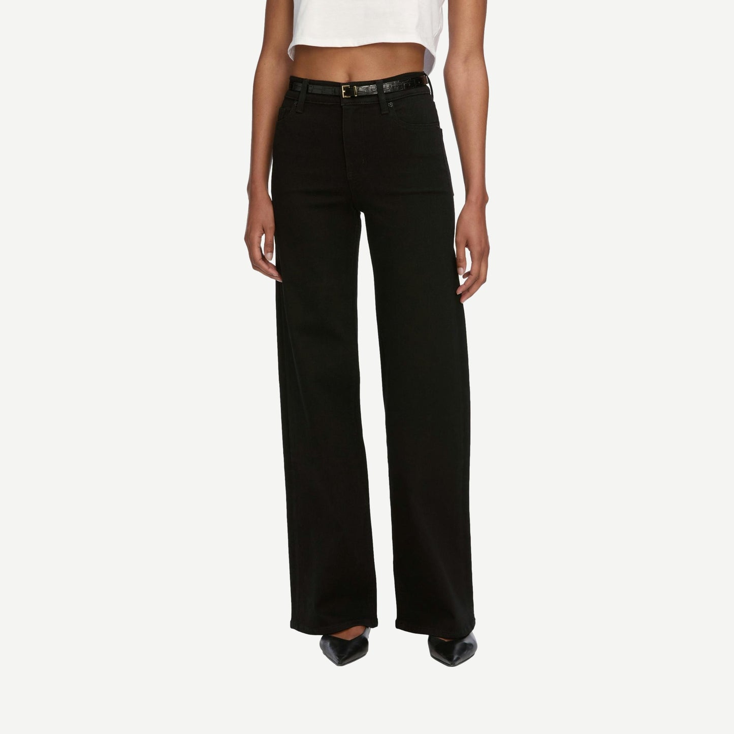 Le Slim Palazzo - Black - Galvanic.co