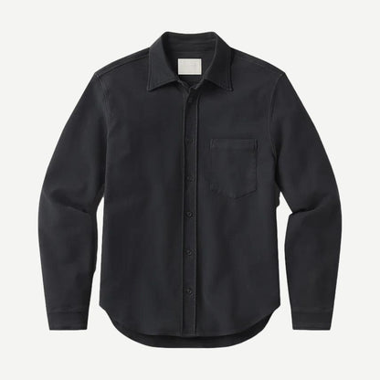 Luca Bucket Dyed Button Up - Gravel