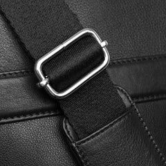 Leather Weekend Bag - Black - Galvanic.co