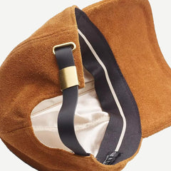 Liam Baseball Cap - Tan Suede - Galvanic.co