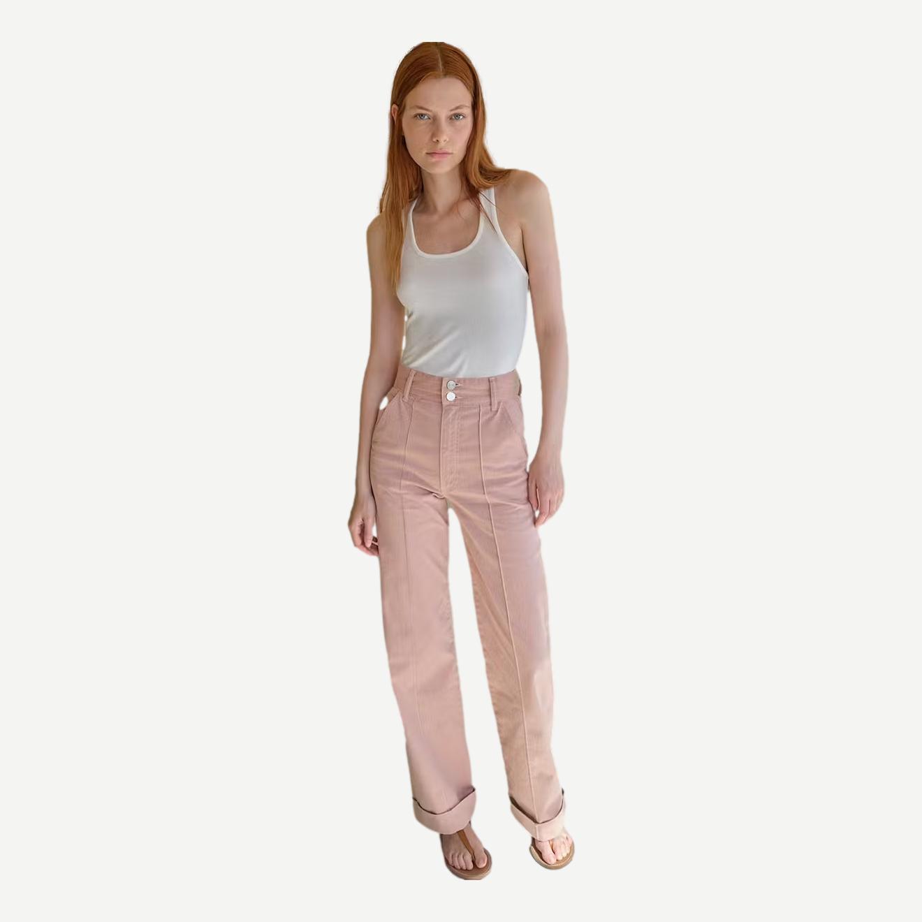 Rib Scoop Neck Tank - White - Galvanic.co