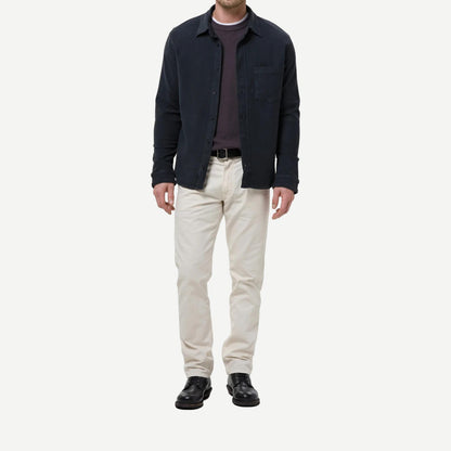 Luca Bucket Dyed Button Up - Gravel