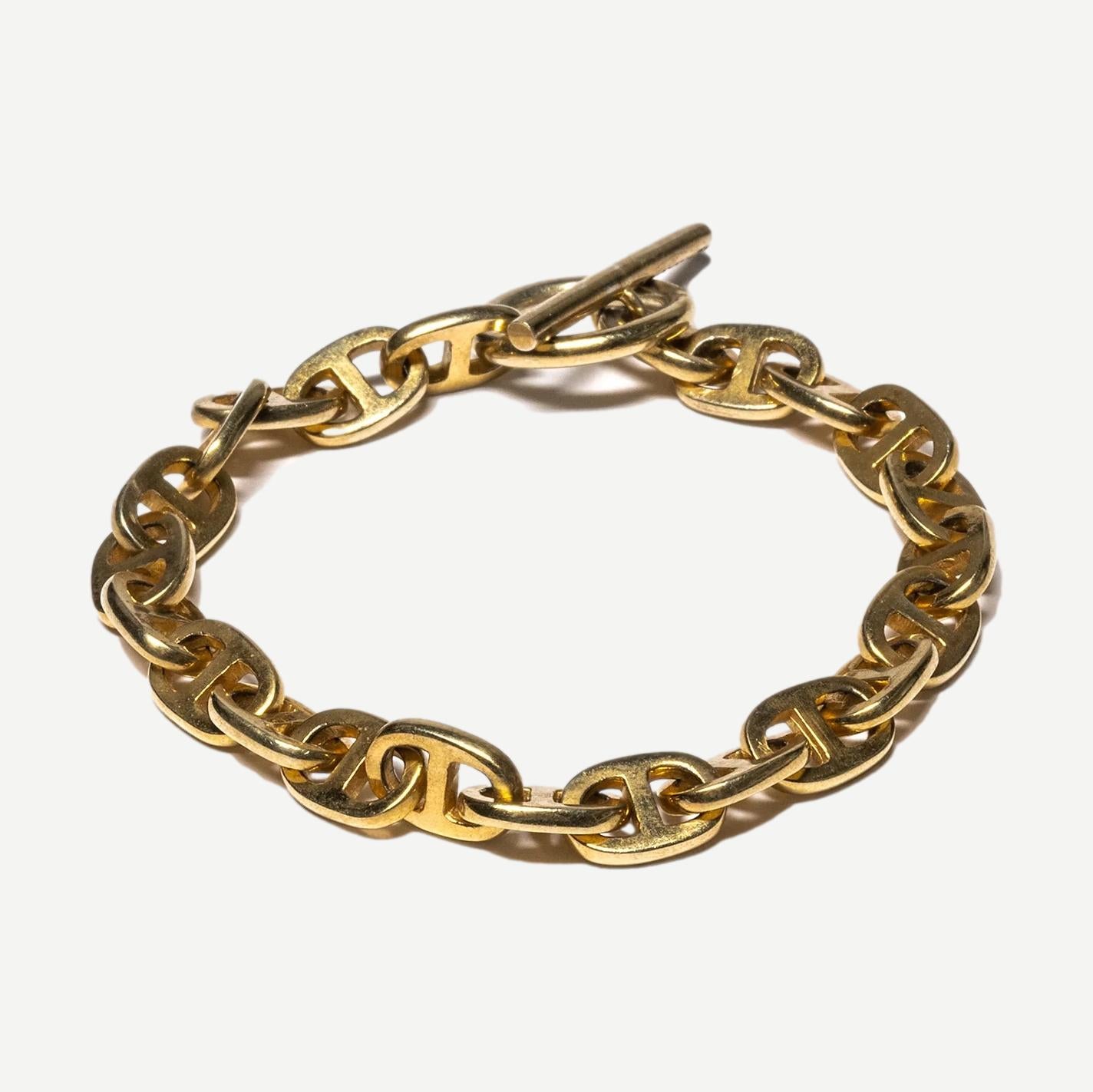 Chain Link Bracelet 7mm (14K Dipped) - Galvanic.co