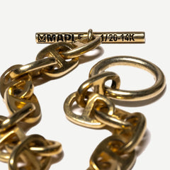 Chain Link Bracelet 7mm (14K Dipped) - Galvanic.co