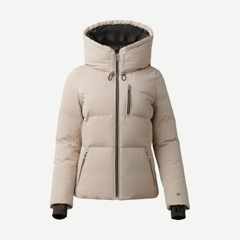 Marilou Slim-Fit Classic Down Coat With Hood - Hush - Galvanic.co