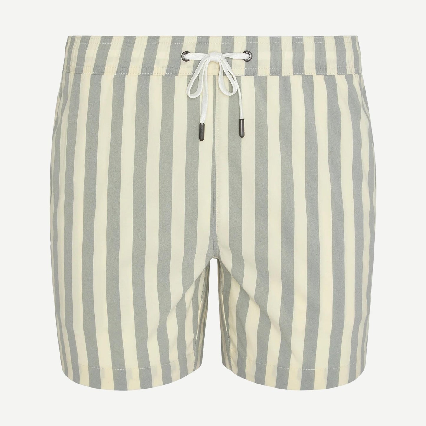 Charles 5" Swim Trunk Macro Stripe - Sea Glass/Cream - Galvanic.co