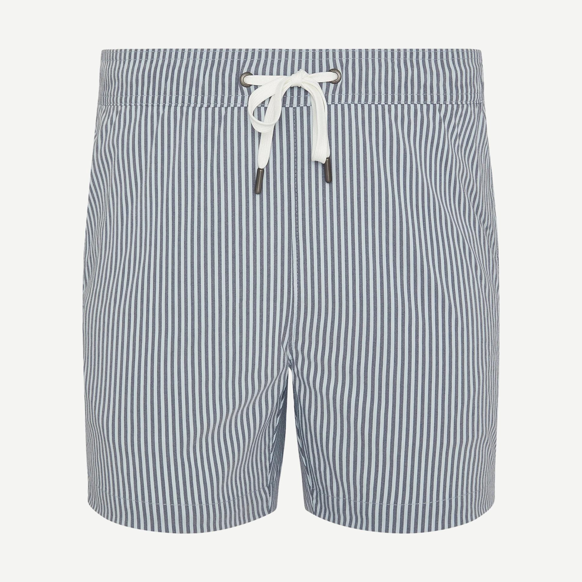 Charles 5" Swim Trunk Tonal - Stripe Blue/Multi - Galvanic.co