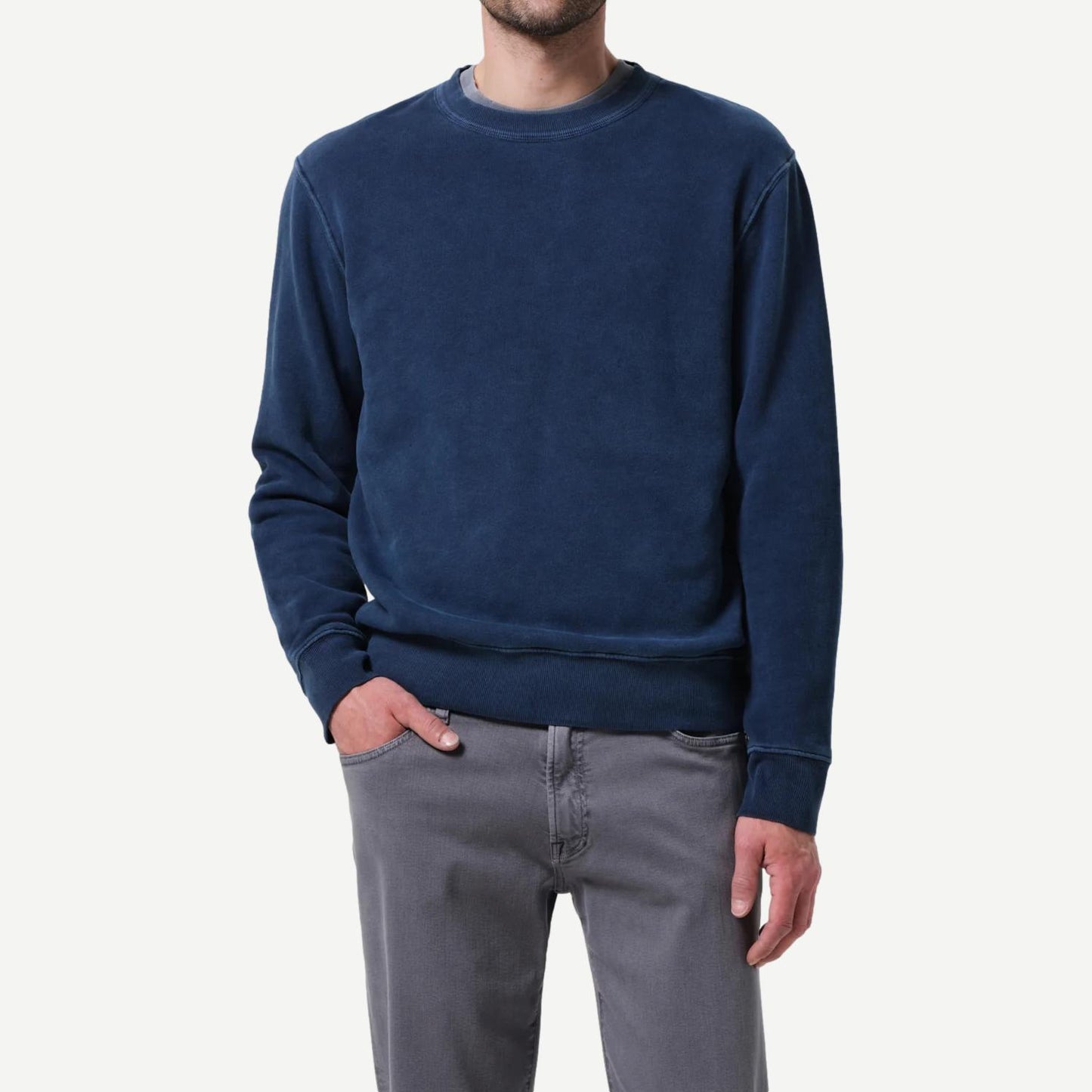 Vintage Crewneck Sweatshirt - Indigo - Galvanic.co