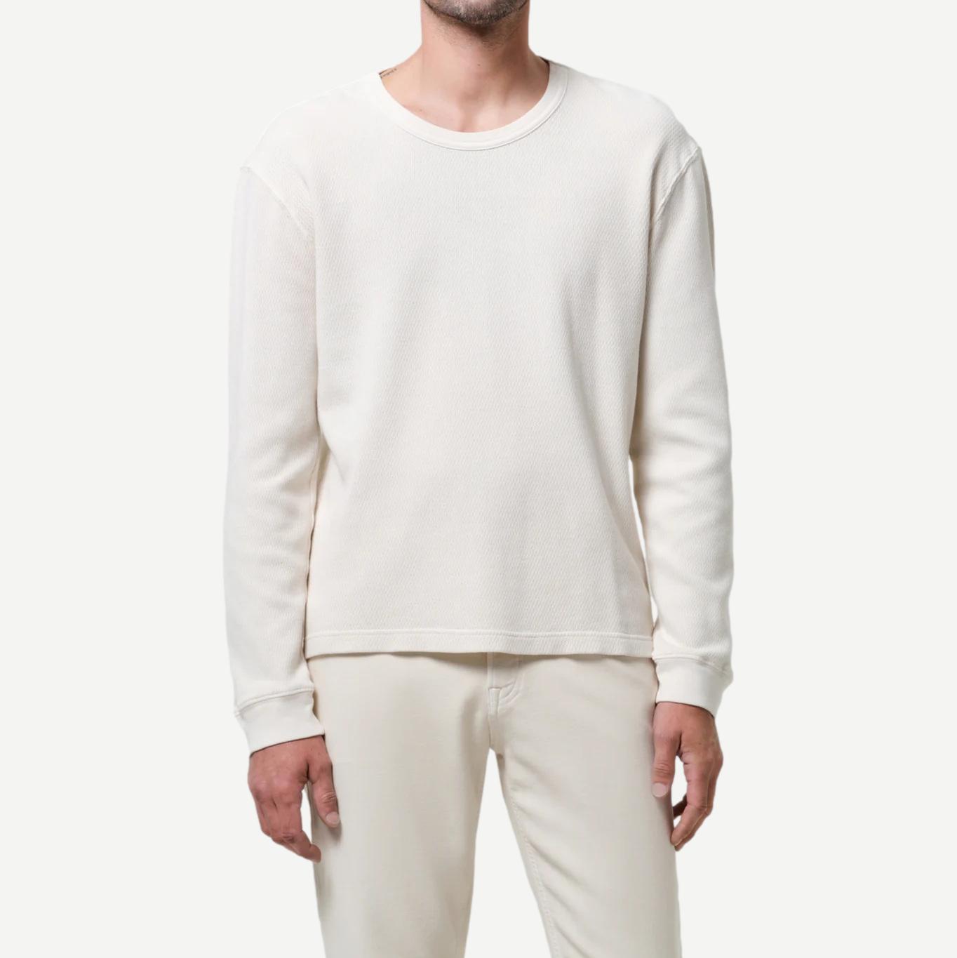 Waffle Crewneck - Plaster - Galvanic.co
