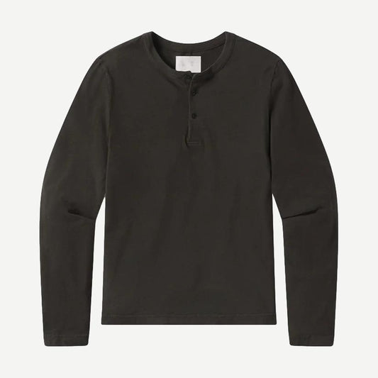 Three Button Henley - Forrest - Galvanic.co