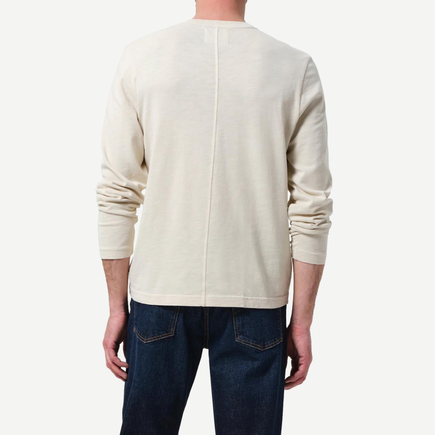 Three Button Henley - Ecru - Galvanic.co