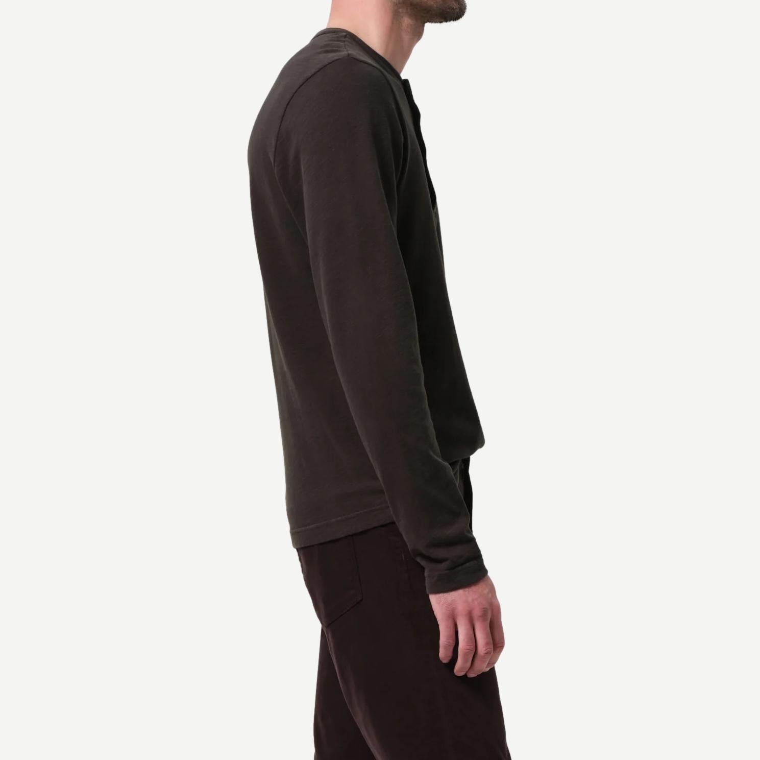 Three Button Henley - Forrest - Galvanic.co