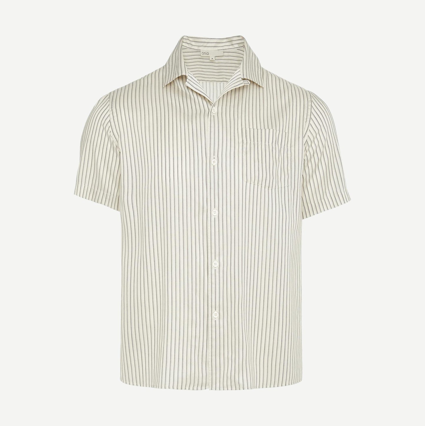Convertible Vacation Shirt - Stripe Black/Ivory - Galvanic.co