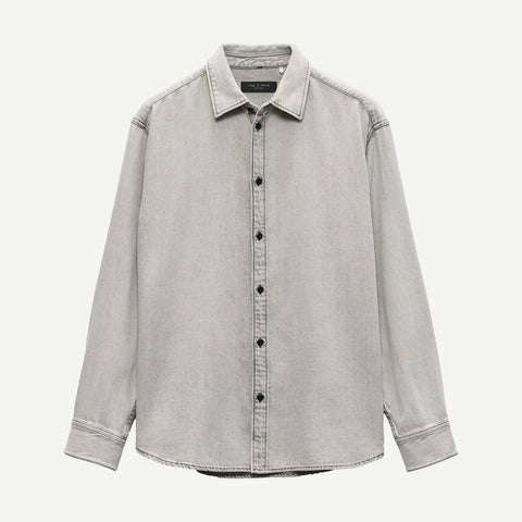 Denim Matthew Shirt - Smoke - Galvanic.co