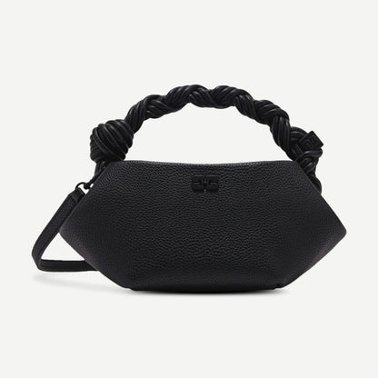 Ganni Bou Bag Mini Grained - Black