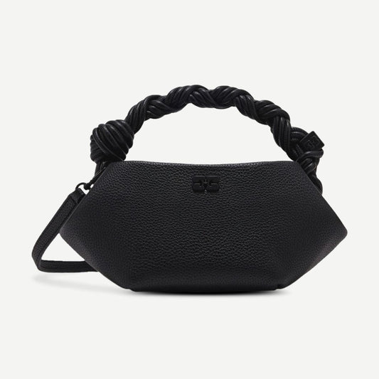 Ganni Bou Bag Mini Grained - Black