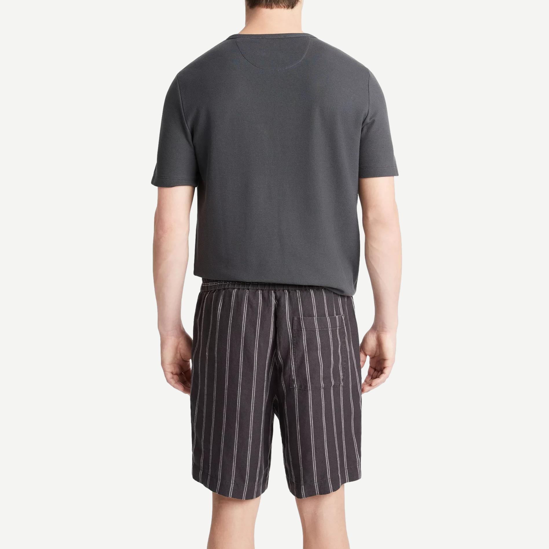 Moonbay Stripe Short - Soft Black - Galvanic.co