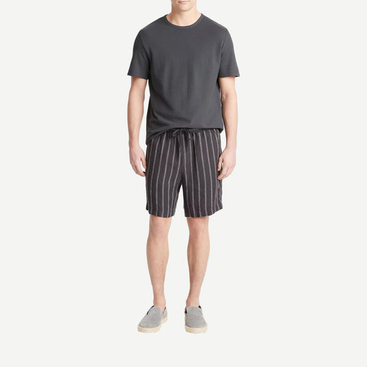 Moonbay Stripe Short - Soft Black - Galvanic.co