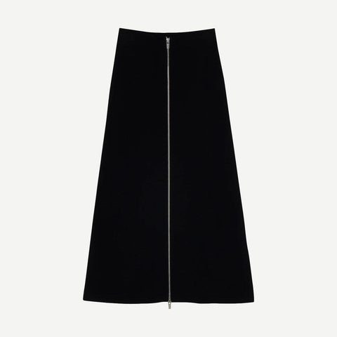 Natalia Knit Skirt - Black - Galvanic.co