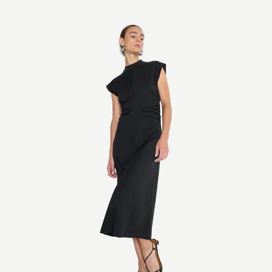 Neva Dress - Jet Black - Galvanic.co