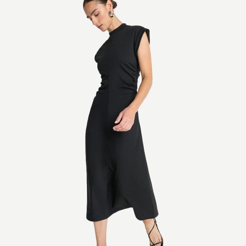 Neva Dress - Jet Black - Galvanic.co