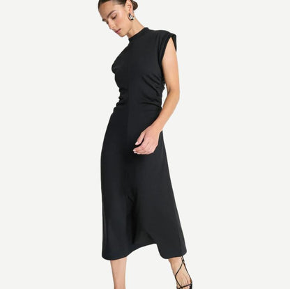 Neva Dress - Jet Black - Galvanic.co