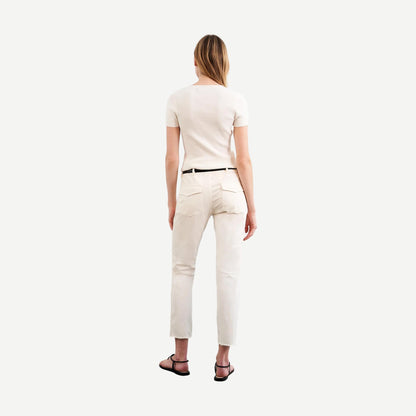 Jenna Pant - Eggshell - Galvanic.co
