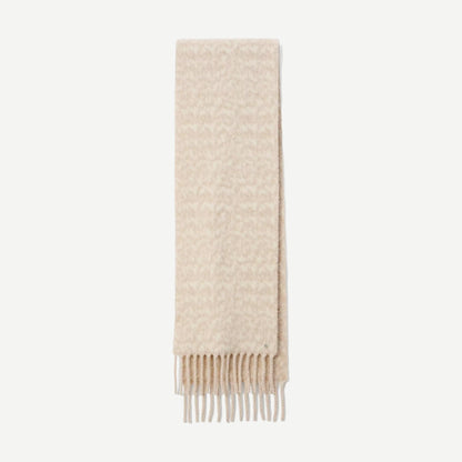 Nora Scarf Twisty - Ecru Melange