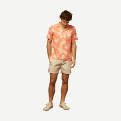 Viscose Convertible Camp Shirt - Sunburnt Multi - Galvanic.co