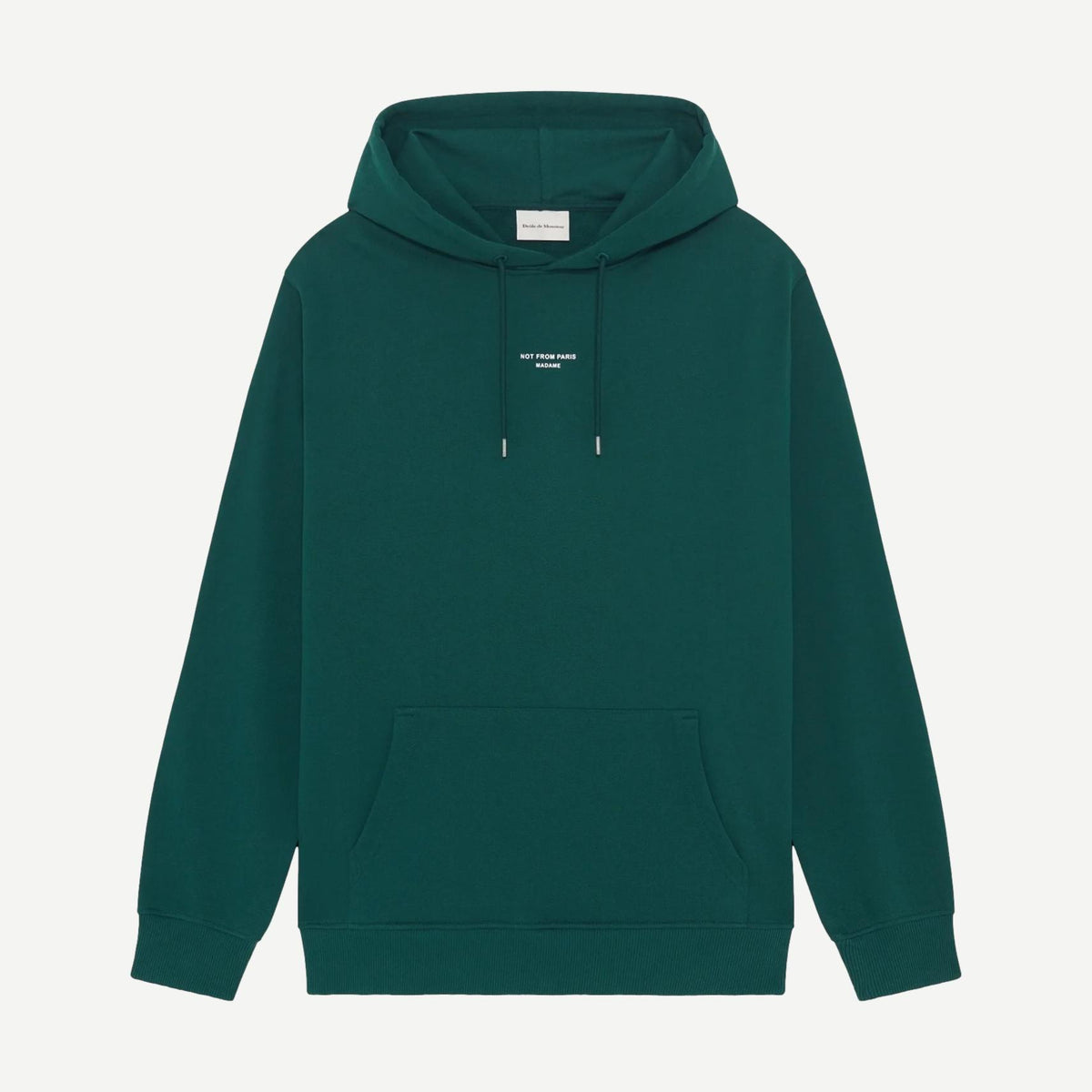 Classic Slogan Hoodie - Dark Green