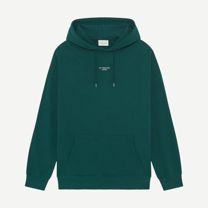 Classic Slogan Hoodie - Dark Green