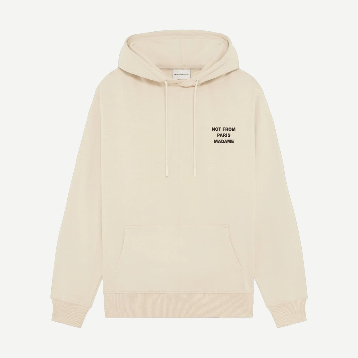 Bold Slogan Hoodie - Mastic