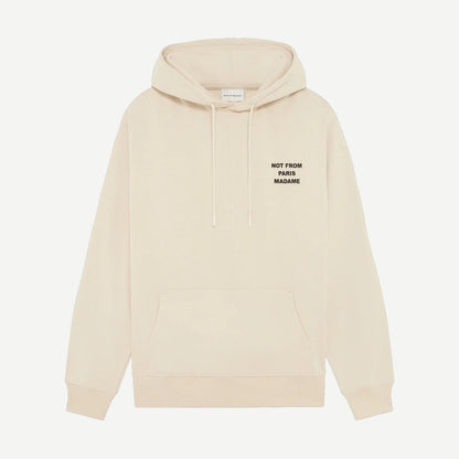 Bold Slogan Hoodie - Mastic