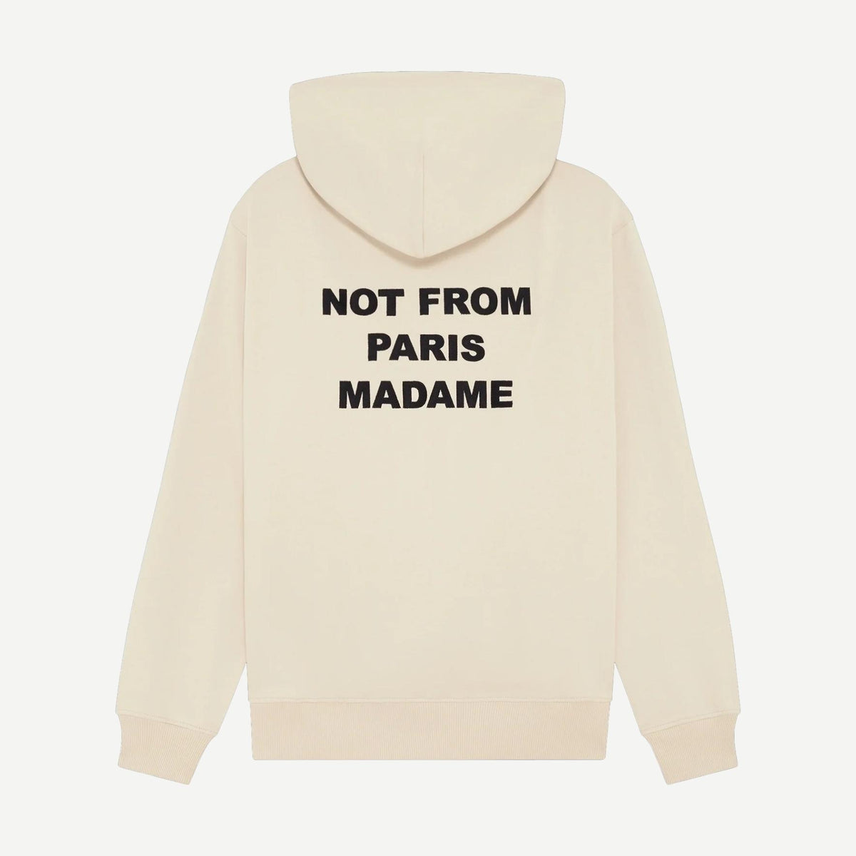 Bold Slogan Hoodie - Mastic