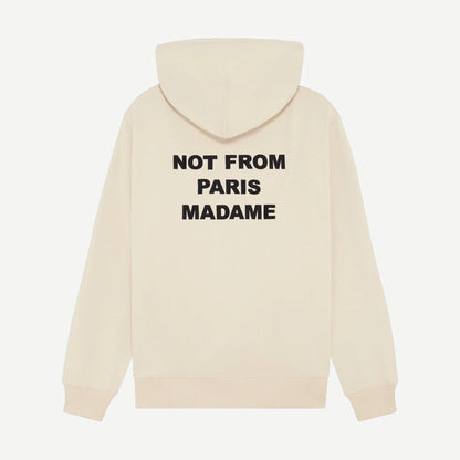 Bold Slogan Hoodie - Mastic