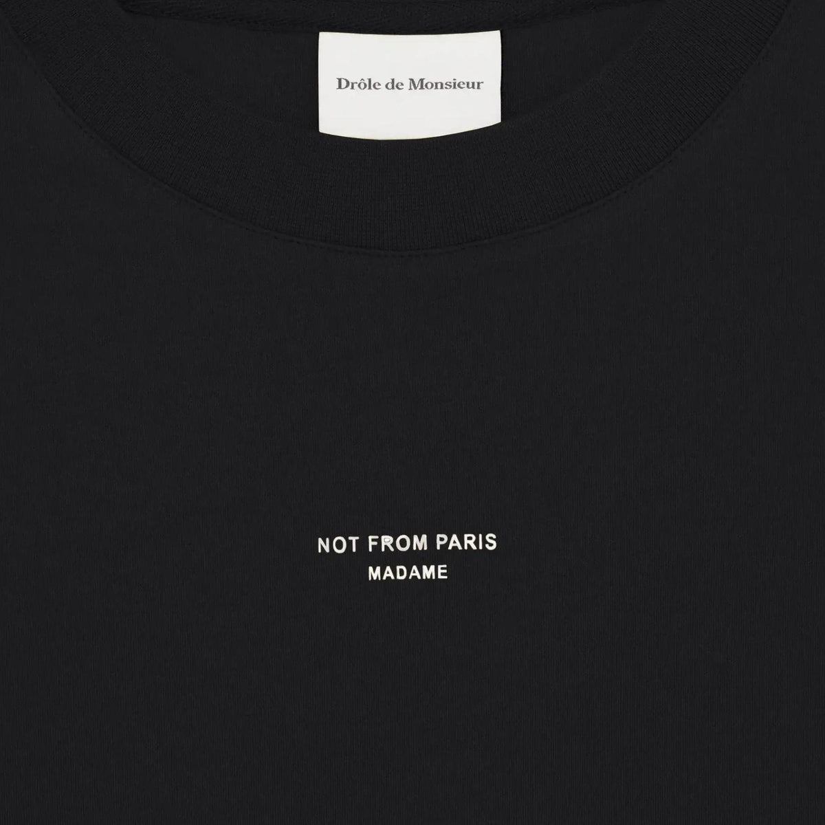 Classic Slogan Tee - Black