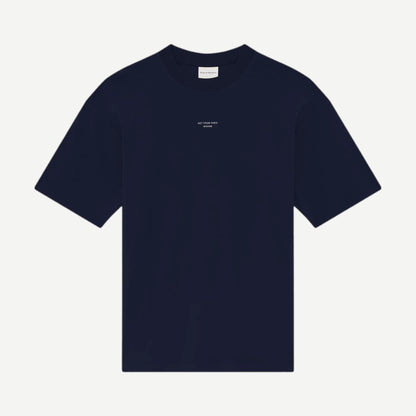Classic Slogan Tee - Navy