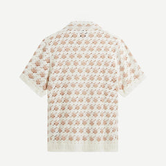 Porto Shirt Splash Crochet - Ecru - Galvanic.co