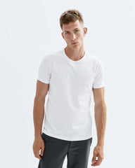 Knit Copper Jersey T-Shirt - White - Galvanic.co