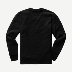 Knit Mid Weight Jersey Long Sleeve - Black - Galvanic.co