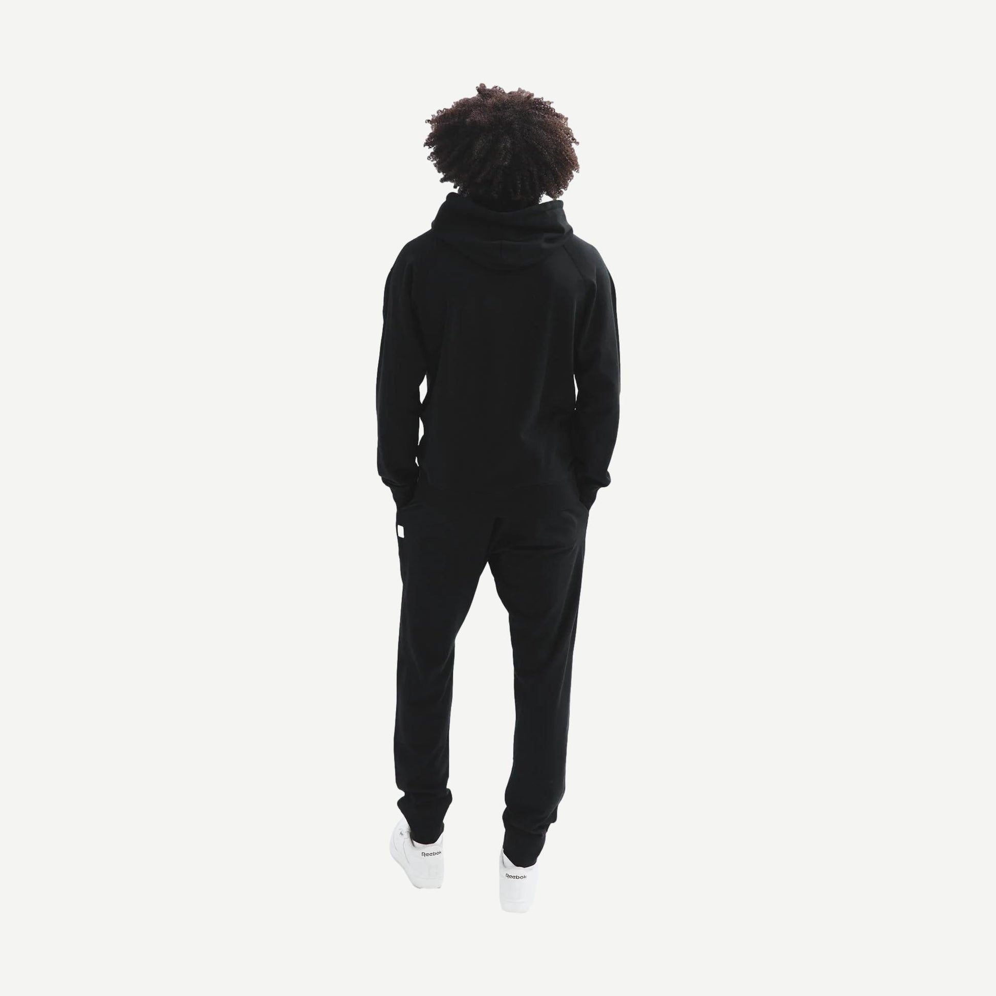 Lightweight Terry Hoodie - Black - Galvanic.co