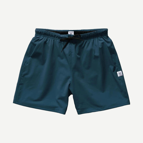 High Gauge Knit Swim Short - Deep Teal - Galvanic.co